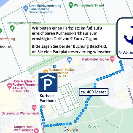 Ankerplatz Warnemuende - Direkte Strandnaehe Mit Leuchtturmblick Apartment *